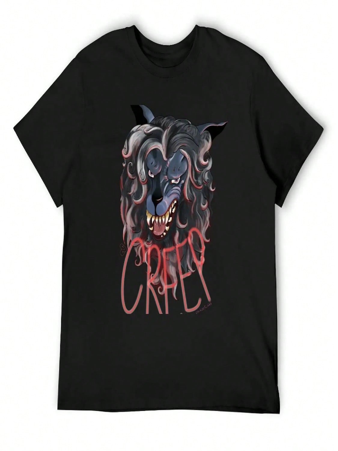 Creep Peachfuzz Werewolf Mask T-Shirt Heavyweights New Edition Plain Rapper Graphic Tees Cotton T Shirt unisex S разноцветный