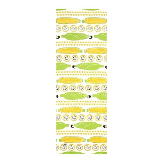 Somen Anbo Tenugui "Corn Season" - Hand-dyed 100% Cotton, Tokuoka Fabric, Made in Japan, 35cm x 100cm