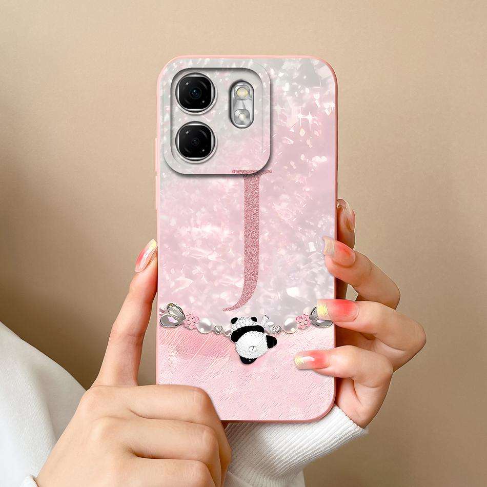 For Infinix Smart 9 Case Wave Texture Letters Back Cover For Infinix Smart9 X6532 Soft High Quality Silicone Couple Phone Cases