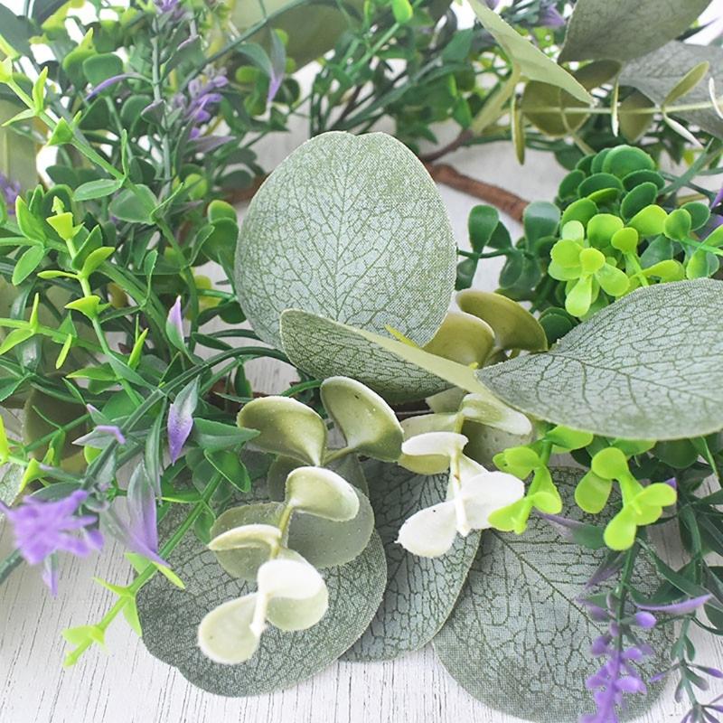 Christmas Candle Garlands Rings Simulation Mini Wreaths for Candle Christmas Candle Holder Candle Wreaths Christmas