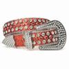 Women'S Belt Pin Buckle Rhinestone Lengthened And Widened Inlaid Belt Women'S Belt European And American Style Punk