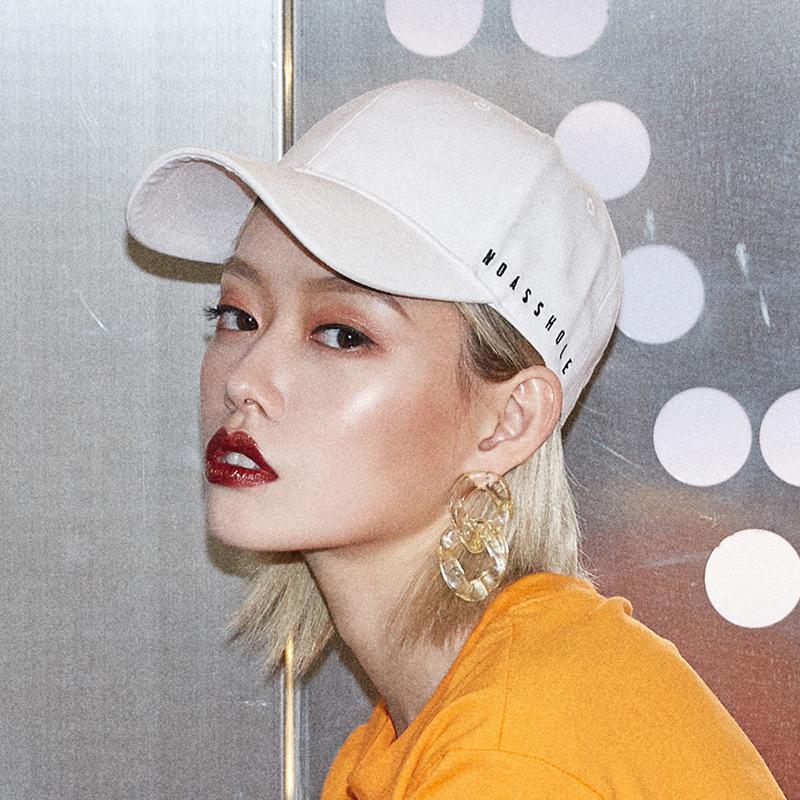 Hat Women Spring Summer Korean Version of All the Street Cap White Fashion Casual Baseball Cap Hipster Instagram Visor