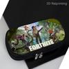 Fortnite Cartoon Multi-Function Pencil Case - Zipper Design, Large Capacity Storage, Multi-Compartment Organizer, Learning Gifts