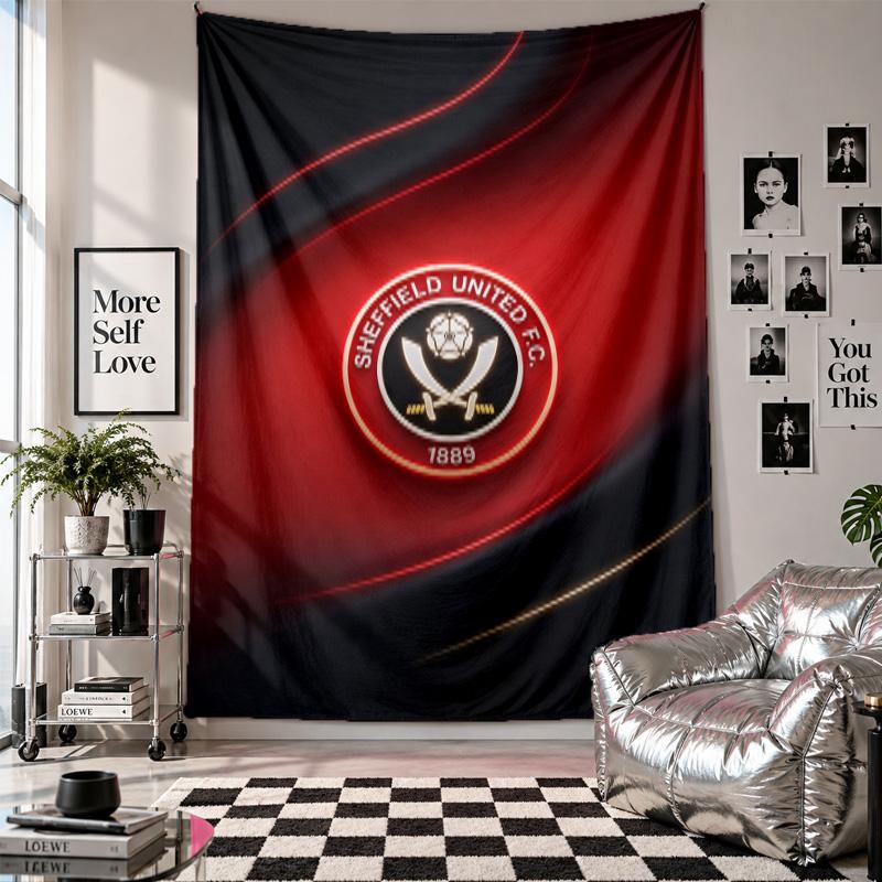 Sheffield United Football Wall Tapestry Home Decor Wall Hanging Cloth for Bedroom Living Room Background