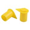 25 x 21mm Dust Cap Long Wheel Nut Indicators Yellow Safety Wheel Nut Indicators