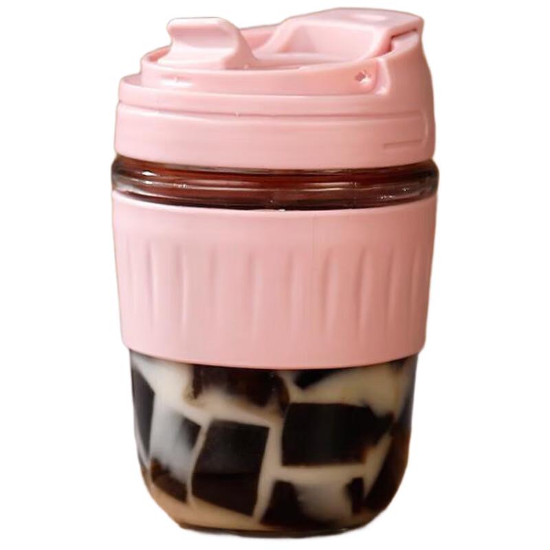 

Hayuxi 350ml Glass Dual-Drink Portable Cup