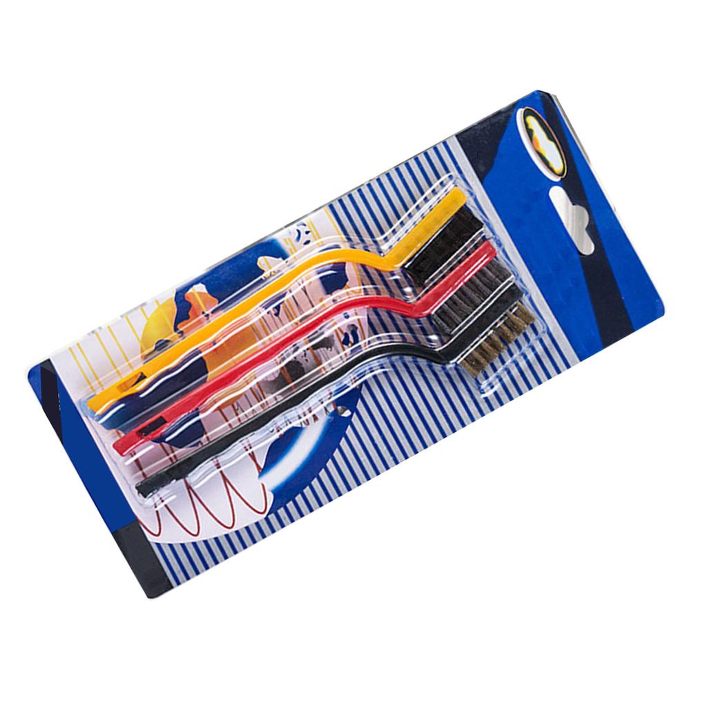 Kitchen Scrub Brush Efficient Cleansing Comfortable Grip Steel Wire Brush for Stove Range Hood