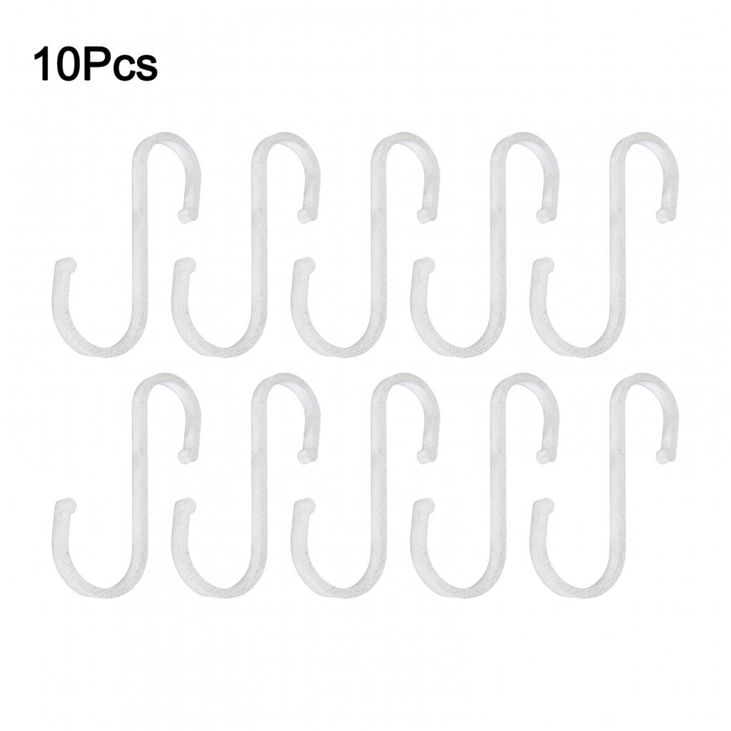 Stylish Matte Finish Aluminum S Hooks for Kitchen and Home Use 10 Pack