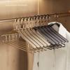 Hochwertige Aluminiumlegierung Breiter Schulterbügel Leichter Luxus Verdickter Kleiderbügel Korrosionsbeständig Rutschfester Hosenbügel