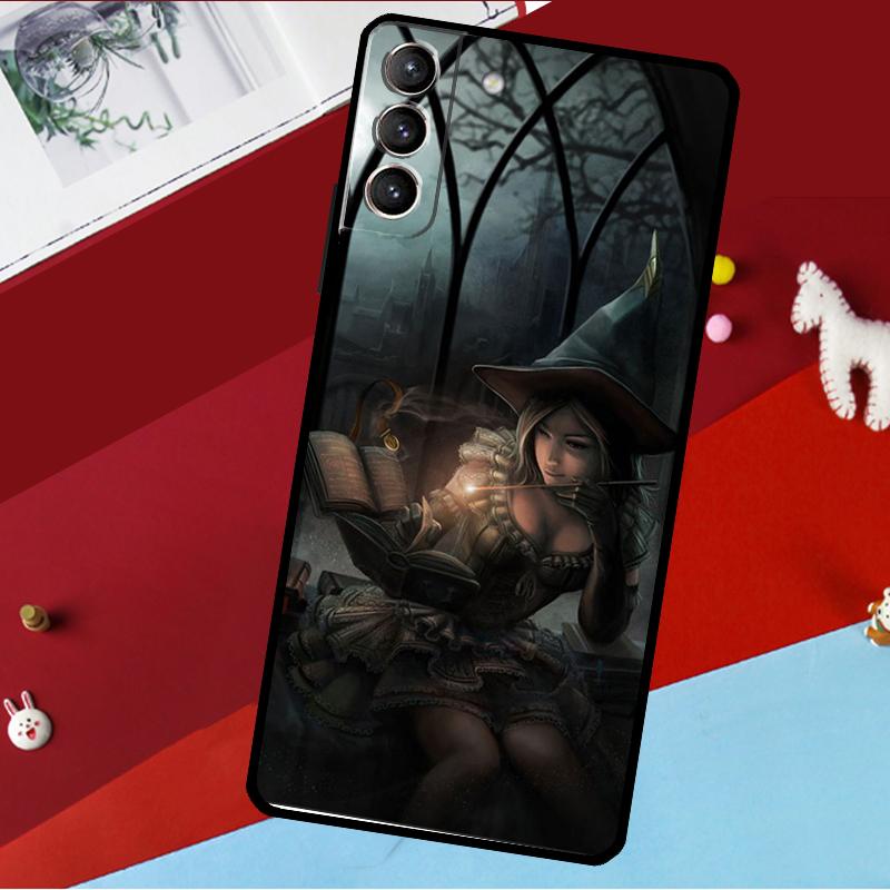 Mysterious Witch Case For Samsung Galaxy S23 Ultra Plus S21 FE S20 FE S8 S9 S10 Note 10 20 S22 Ultra Cover