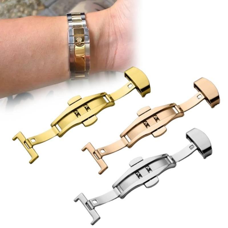Butterfly Watch Buckle Accessorie Double Buckle Stainless Steel Tool Durable