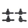 Fuel Flow Connector Diesel Injector Connector Engine Repair BLACK Efficient Fuel Flow Connectors Stable Structure