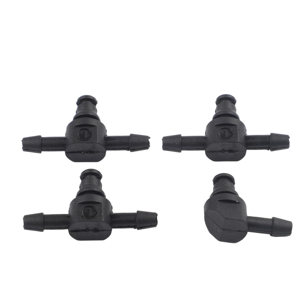Fuel Flow Connector Diesel Injector Connector Engine Repair BLACK Efficient Fuel Flow Connectors Stable Structure