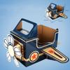Auto Dinosaurier Kartonbox LKW Dinosaurier Papierhaus Bühnenrequisiten