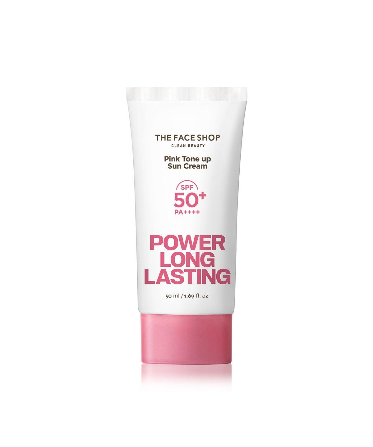 The Face Shop Power Long Lasting Pink Tone-Up Sun Cream 50ml