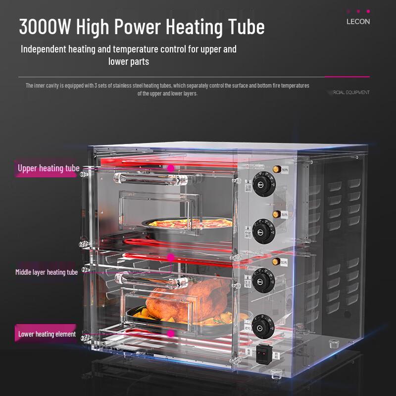 Lecon Commercial Single-Layer Electric Baking Oven