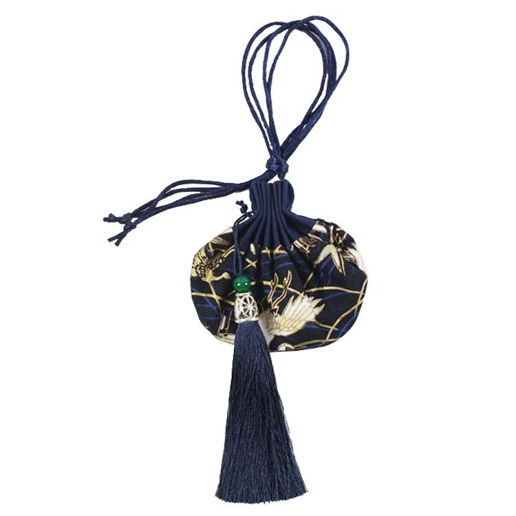 Chinese Valentine's Day Sachet, Ancient-Style Embroidered Pouch, Gift for Girlfriend, Handmade Tassel Sachet, Hanfu Portable Fragrance Bag