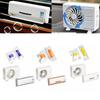 Solar Car Air Conditioning Model Aromatherapy Car Air Freshener Conditioning Air Vent Clip Perfume Diffuser Solar Fan Freshener