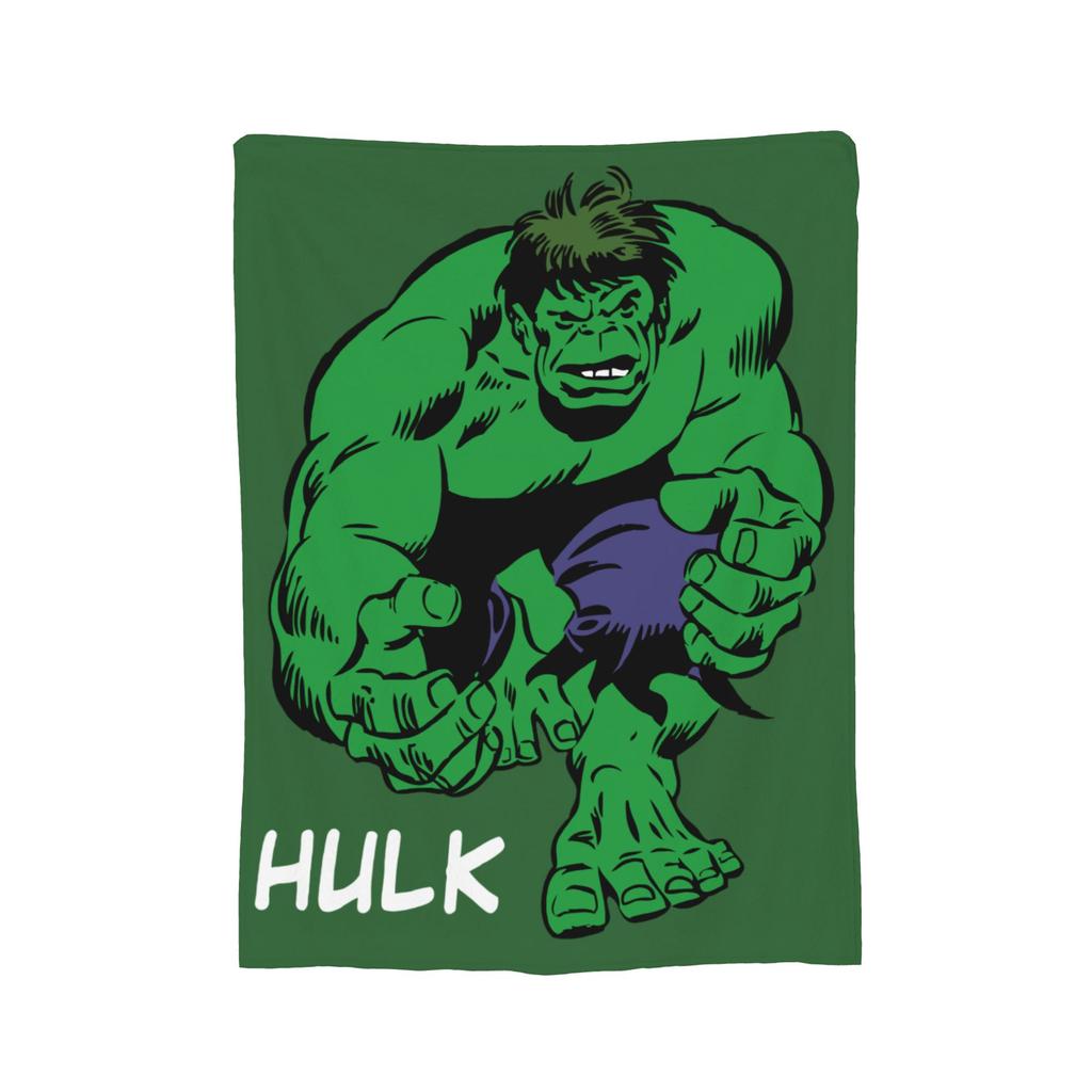 Hulk Retro Vintage Samt-Kuscheldecken Decke für Bettwäsche Sofa Super Warm Bettüberwurf,