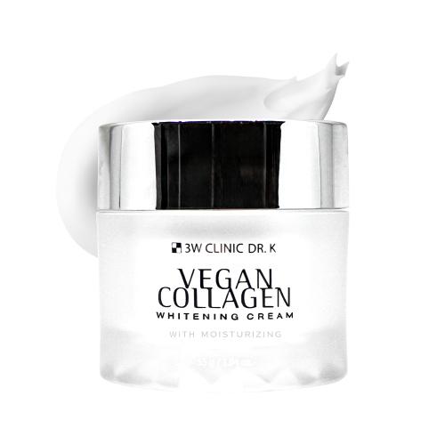 3W Clinic Vegan Doctor K Collagen Whitening Cream 55g NONE