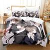 Anime Psycho Pass Bedding Set Duvet Cover Bed Set Quilt Cover Pillowcase Comforter king Queen Size Boys Adult Bedding Set