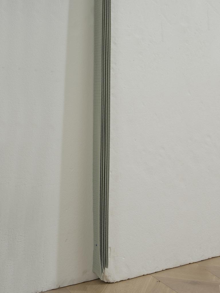 Japanese Solid Colour Folding Door Curtain Living Room Bedroom Door Curtain Partition Decoration Gathering Hidden