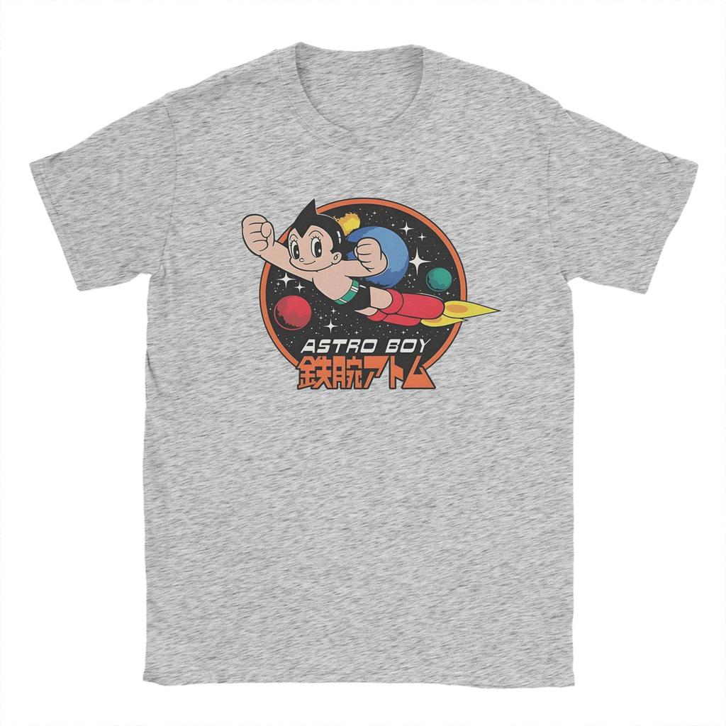 Astro Boy T-Shirts Men Vintage Cotton Tee Shirt Crew Neck Short Sleeve T Shirt Gift Idea Clothes