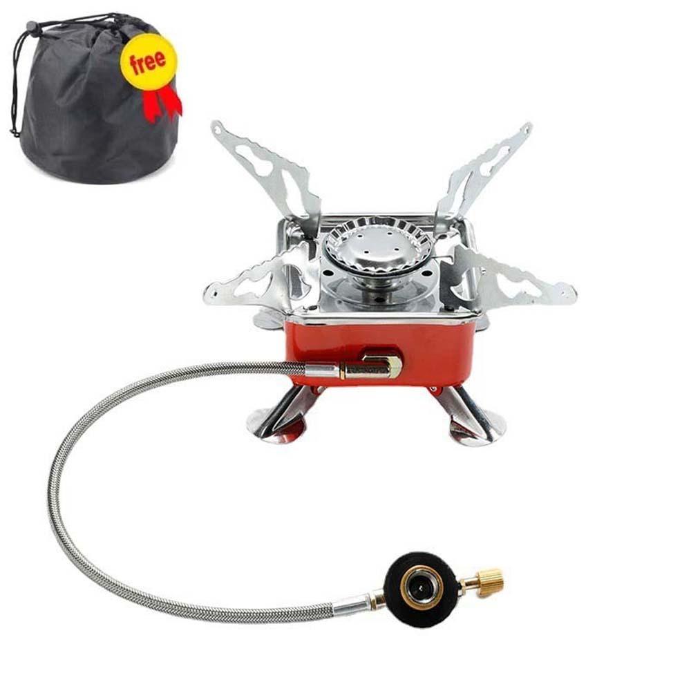 High Power Folding Gas Burner Compact Fondue Gas Cooker Square Cassette Stove  Household