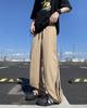 American striped quick-drying large-size pants men's summer new mesh charging pants loose straight casual long pants