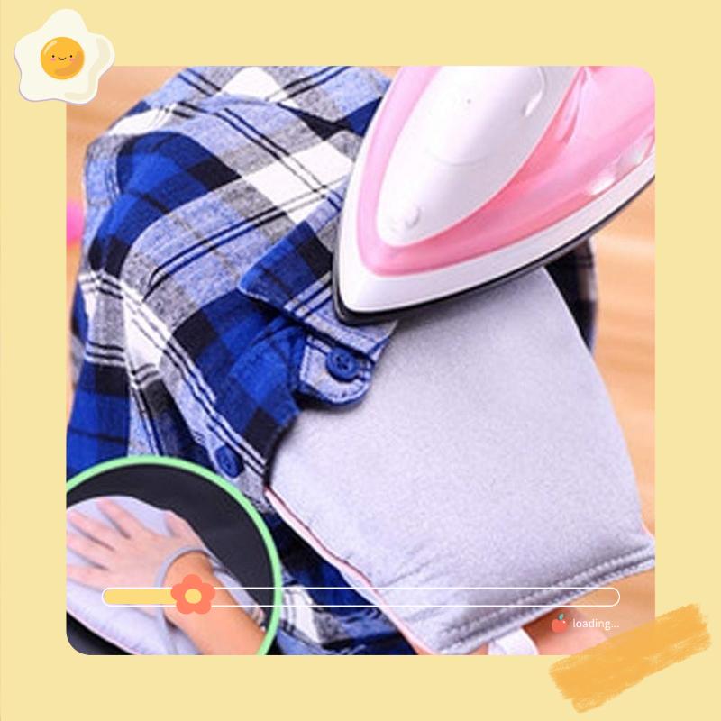 1/3PCS Portable Hand-Held Mini Ironing Pad Sleeve Ironing Board Holder Heat Resistant Glove for Clothes Garment Steamer