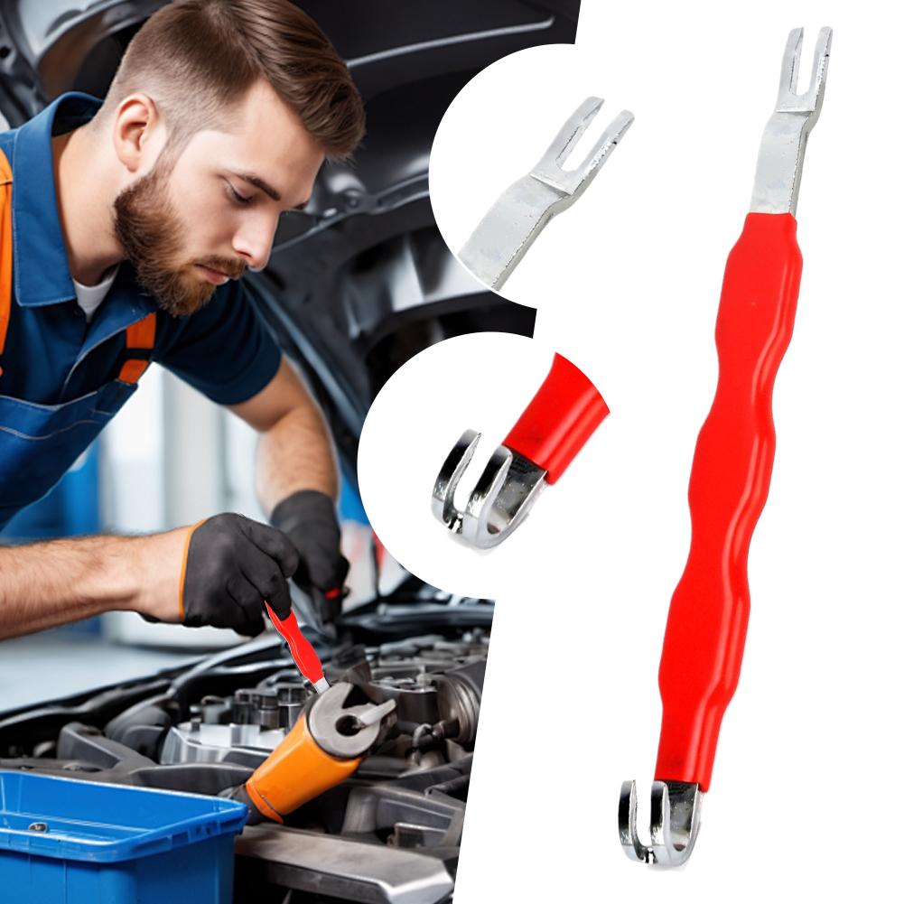 Car Red And Black Elbow Type 60° Power-off Wire Breaking Pliers Separation Pliers Oil Harness Pliers Pipe Multi-purpose Aut T9I0