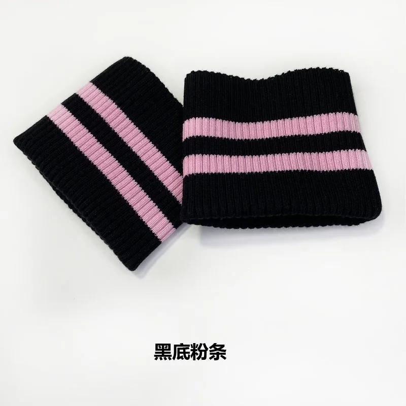 Threaded cuffs lengthening accessories Trouser hem tightening artifact Knitted Cuffs Rib Neckline Fabric Repair Elastic Band