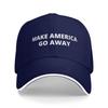 Make America Go Away MAGA Adjustable Hat Summer Sunscreen Baseball Caps Unisex's Women's  Hip Hop Baseball Cap Casual Outdoor Hats