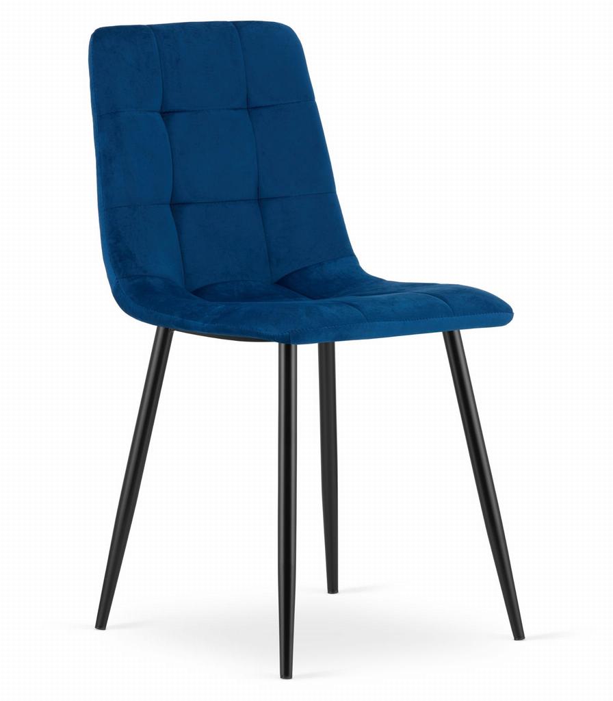 KARA chair - navy blue velvet x 2