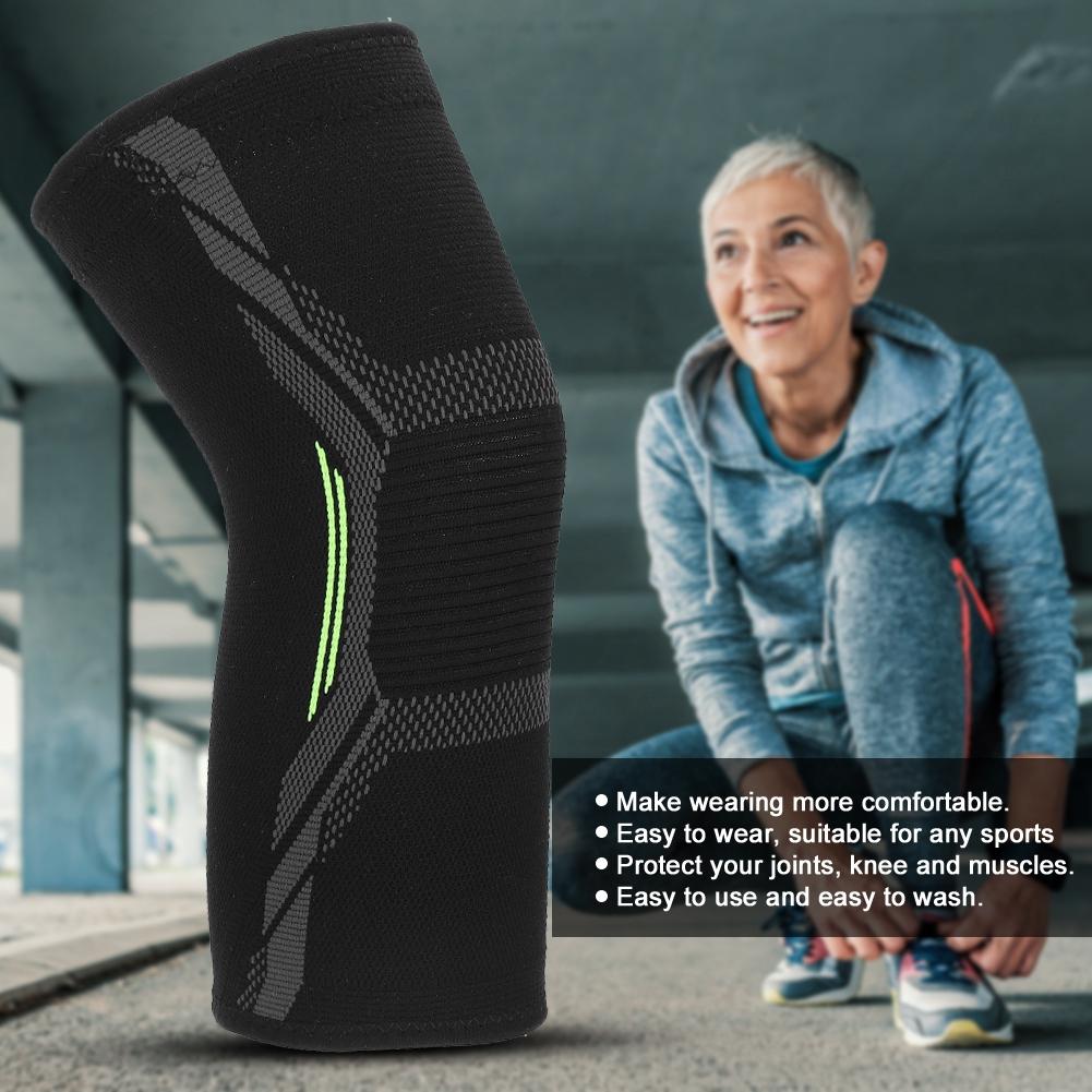 Unisex Sports Knee Protector Tendon Training Tool Elastic Knee Brace Support (m)