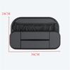 Black PU Leather Car Seat Back Storage Box Organizer Drink Cup Holder Universal