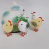 Cute Easter Toy Handmade Chick Animal Cute Easter Figurine Table Decors