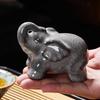 High End Black Ice Flower Lucky Elephant Tea Pet Meets Hydrated Ice Home Tea Table Tea Stand Attracting Wealth Ceramic Tea Set