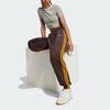 Adidas Originals 80s Track Suit Bottoms With Contrasting Three-Stripes and Drawstring Elastic Waist Women Bottoms Dark-Gray Brown JC6147