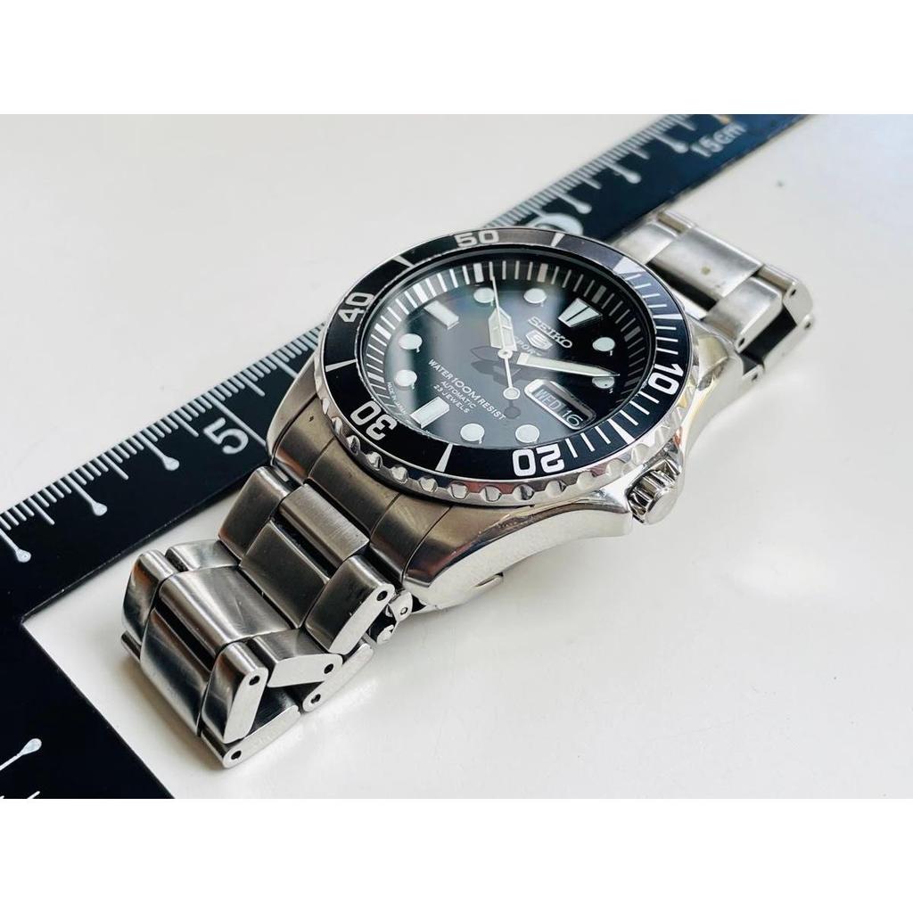 Used Rare Operation confirmed Good condition SEIKO Overseas model 5 sports Back skid 7S36-03C0 23 stones Men's Automatic winding Made in Japan