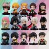 Q Posket Figure Wholesale Demon Slayer Mini Figurine 15Pcs Sets Kimetsu No Yaiba Small PVC Dolls Desktop Decoration