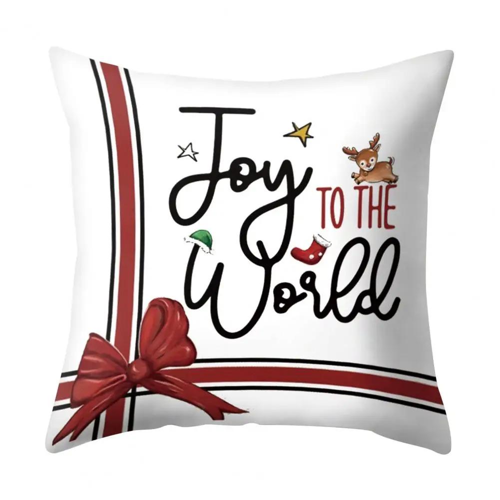 Povlaky na polštáře s vánoční tématikou Autodoplňky Kancelář Santa Claus Pohovka do obývacího pokoje Domácí povlaky na polštáře