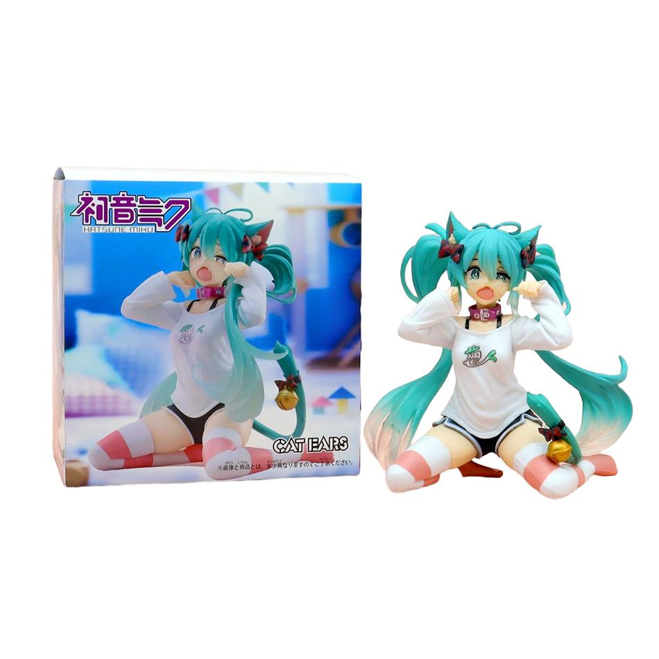 11-20CM Hatsune Miku X Cinnamoroll Figure Anime Collectible Models Decorative Decorations Children Birthday Christmas Kawaii Gif