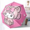1pc My Melody Automatic Opening/Closing Umbrella with Foldable Design, Iron Frame Outdoor Umbrella for Festivals, Travel, Daily Use, Gift for Fans.Q01