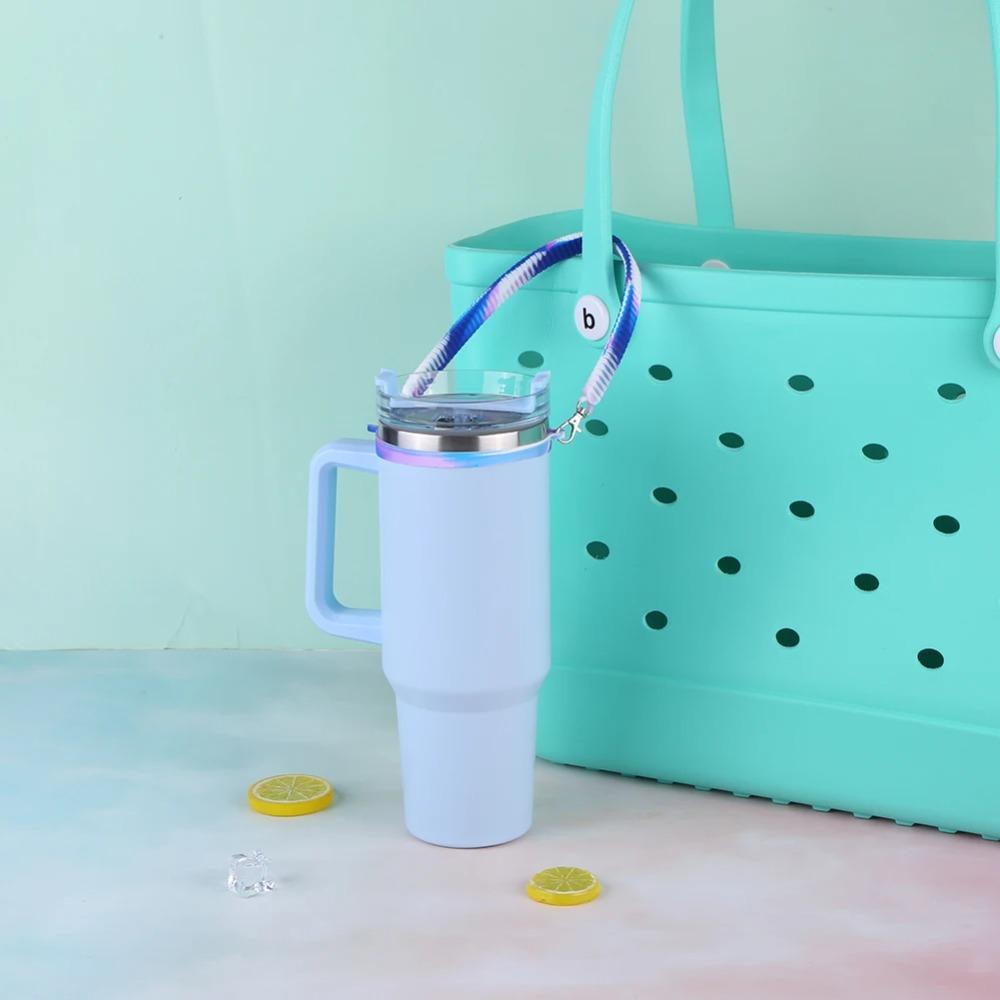 2pcs No Dropping Water Cup Holder Strap Resilient Water Bottle Handle  Outdoor