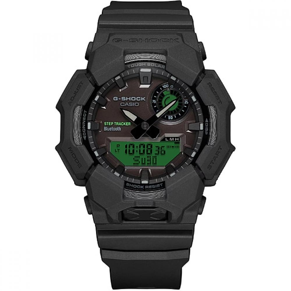 Casio G Shock G Shock Black And Electro Green Ga b010beG 1ajf