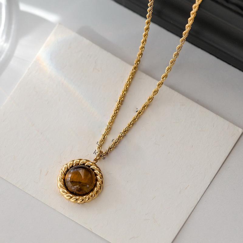 Бусы Maillard Tiger Eye: Ретро-шикарная цепочка на ключицы с ощущением легкой роскоши