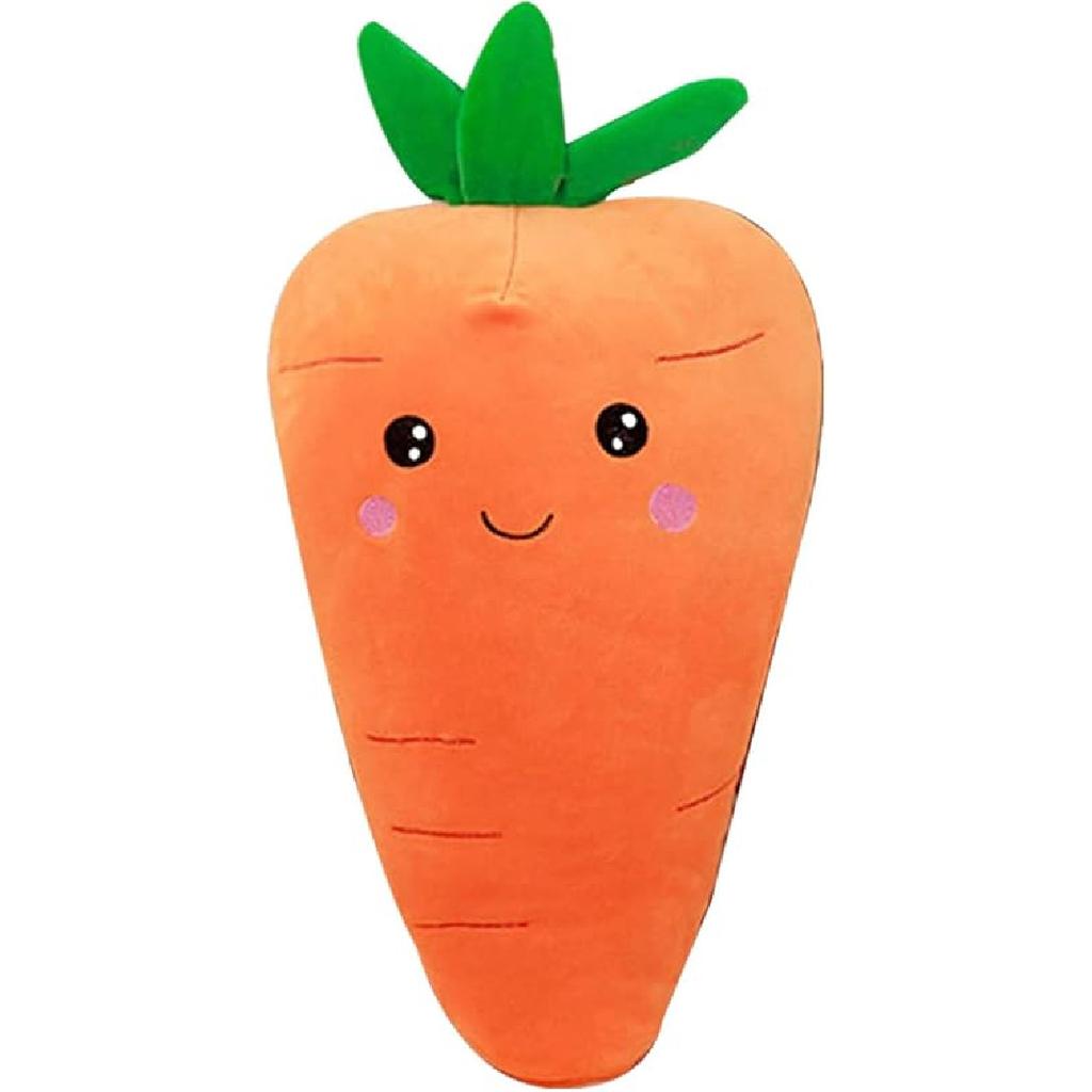 ASkinds Cartoon Carrot Plush Toy Cute Carrot Shape Pillow Stuffed Carro t Toy Soft Doll for Kids Girls