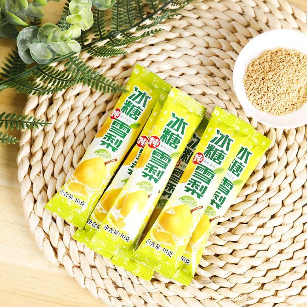 Zucchero ghiacciato Pera di neve Bevanda solida Punch Ghiaccio Rinfrescante Sollievo 100g 10g*10
