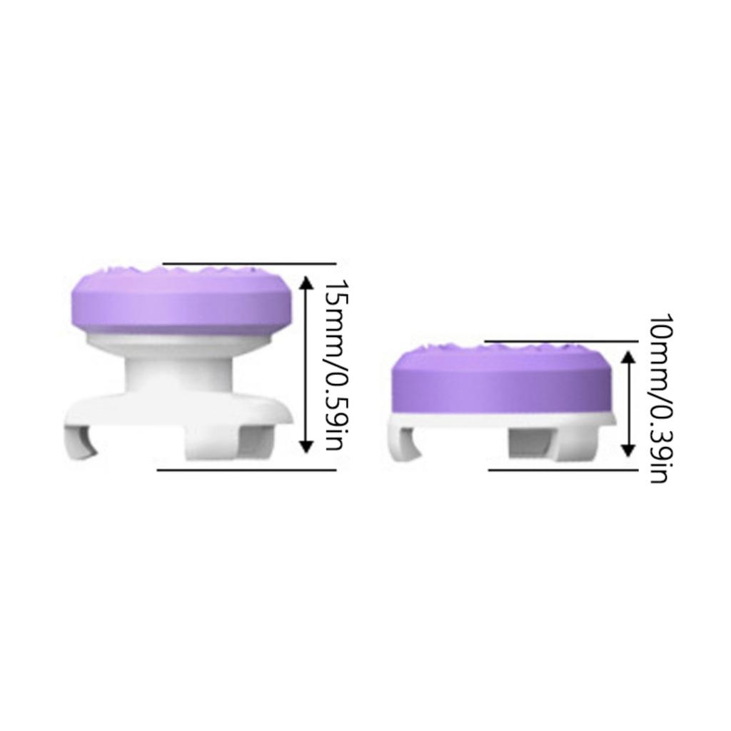 Capas para Joysticks de Controle de Jogo Capas Rocker para P4/P5 Gamepad Capas de Silicone para Polegar